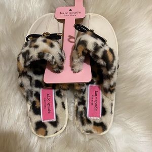 Kate Spade Lacey Leopard Slippers.